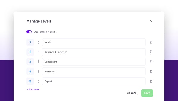 Manage Skill Levels-2